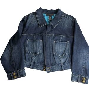 VENEZIA Crop Tracker core Denim Jacket pockets enough warmth for chiller days